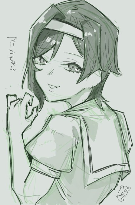 次回作の主人公、真凛(マリン)ちゃん
今後色々落書きしていきます、ヨロシクネ 