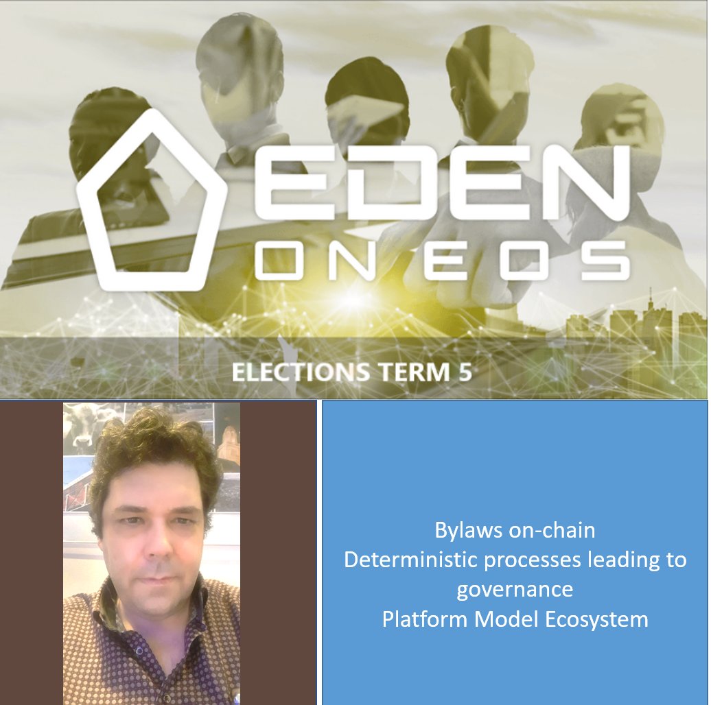 Special Eden On EOS Interview with 
NovaCrypto/Patrick interviewed by @Steph_Bisson 
 
Elections Term 5

Topics
- Bylaws
- Platform Model Ecosystem
<a href="/EdenFractal/">Eden Fractal</a>👇
...in this video: youtu.be/7H8XASrF6XQ

#EOS $EOS <a href="/AntelopeIO/">Antelope</a> <a href="/EdenOnEOS/">EdenOnEOS</a>