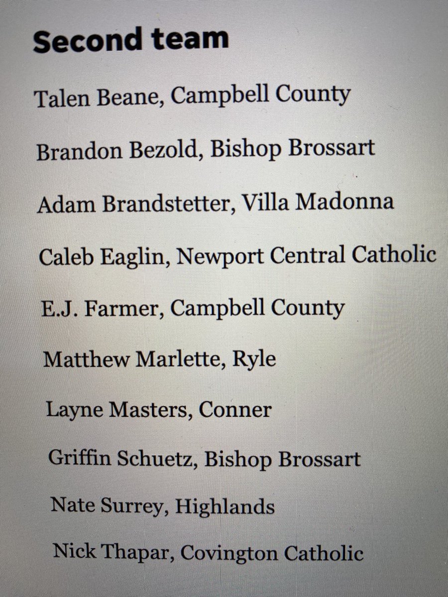 hhsbluebirdies's tweet photo. Congrats to all the players on making the Enquirer golf first and second team.  @hhsbluebirdies had three make it @Joelcraft21 @ShickHank first team and Nate Surrey second team.  Nice work gentleman. @fthhsathletics https://t.co/sZhGfiRuce
