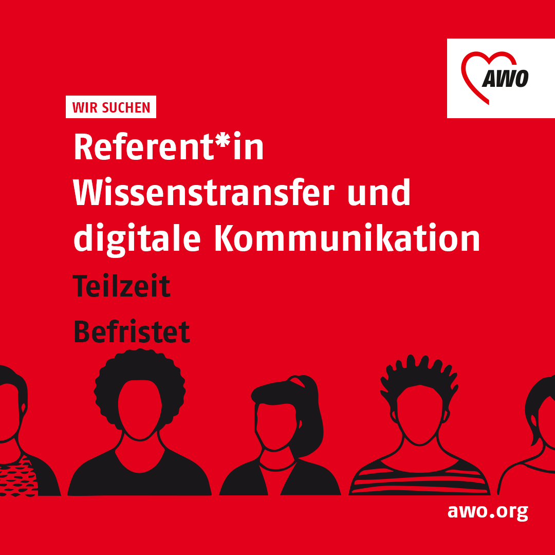 AWOBund's tweet photo. Wir suchen Verstärkung bei den Themen #Digitalpolitik in der Wohlfahrt, #Wissenstransfer, digitale Kommunikation/ #Digitalisierung. Alle Infos gibt es hier: https://t.co/QlFteAYk4Z https://t.co/F0UDoLCvAz