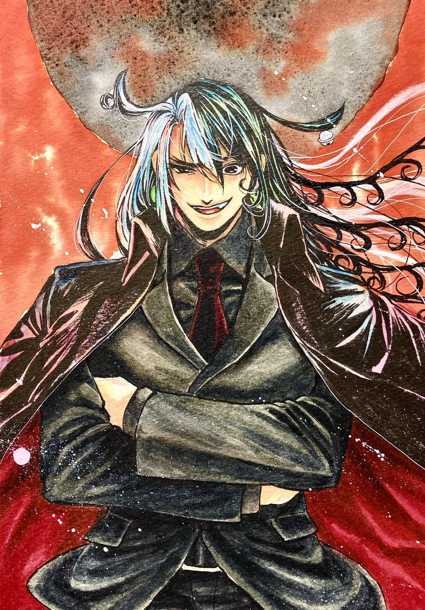 #このタグを見た人はラフ画とその完成絵を見せる
アタリのあとそのまま下描きに入るからラフ画が存在しないマンなんだけどね。