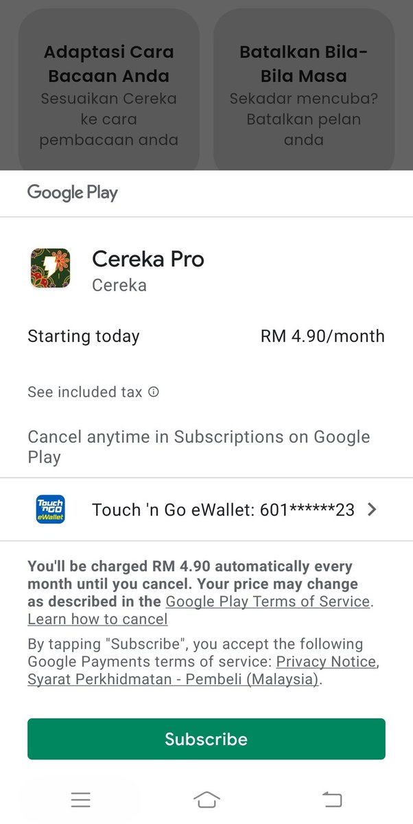 MuhammadFatrim's tweet image. Korang dah langgan CEREKA ke? Bila si Ayim pemalas belek buku fizikal sendiri masa menulis. Apps macam ni la senang, boleh adjust tulisan dan jarak lagi. RM 4.90 je sebulan korang boleh baca banyak novel @BukuFixi BIBLIO &amp;amp; sebagainya. Berbaloi-baloi gaissss! 🤩

#Cereka #Prekuel