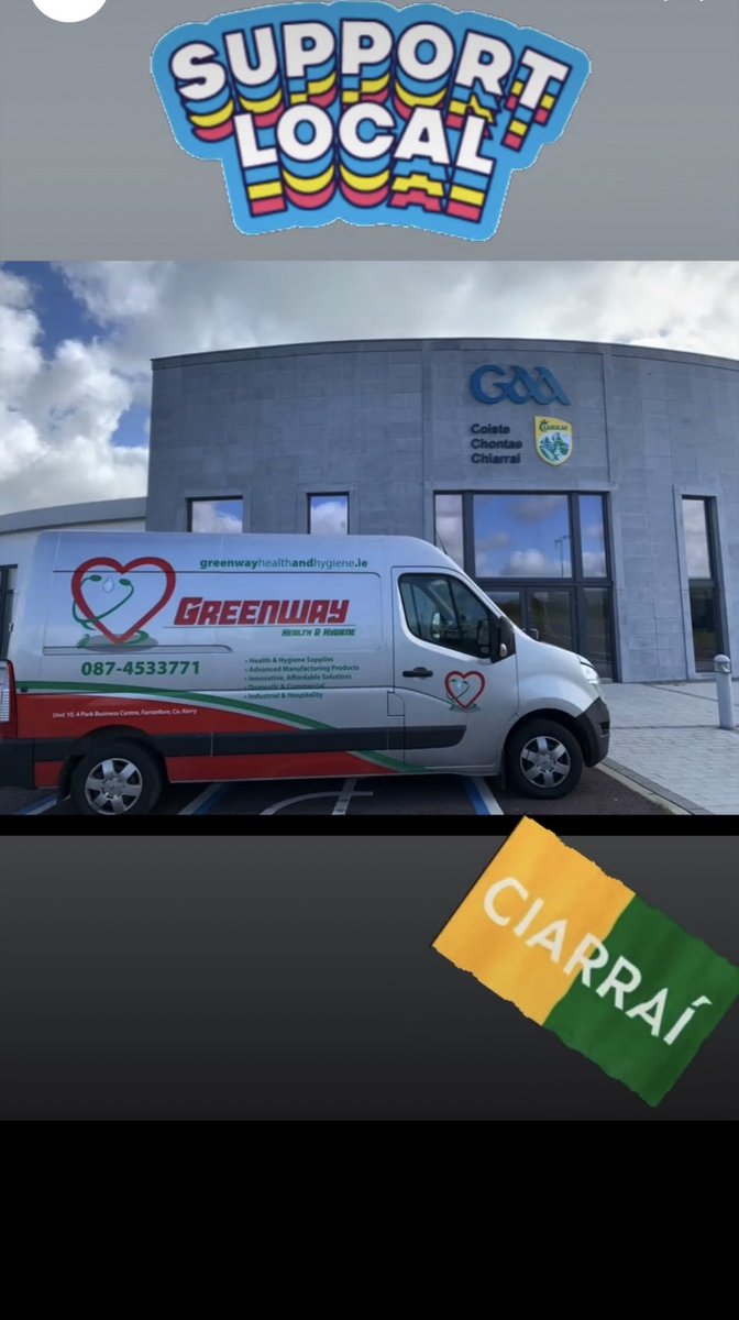 Greenwayskerry's tweet photo. Supporting Kerry because Kerry supports us #local https://t.co/gQKqNCIabo