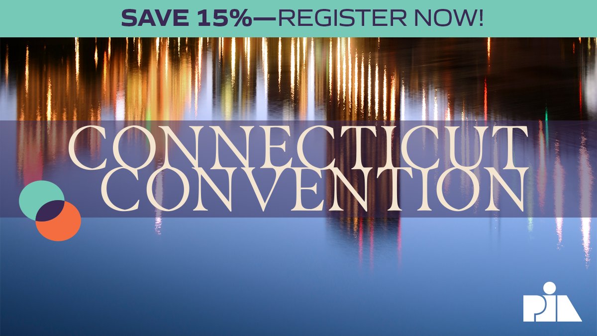 PIA_Northeast's tweet image. We are live! Register today for PIA’s Connecticut Convention, which takes place March 23-24, in Hartford.  

Don't miss the opportunity to earn CE and attend the best trade show—and we mean the best! 

Register now! ow.ly/Ofii50Mn5UE 

#CTConvention23 #PIACT