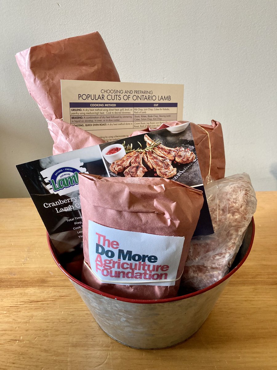 KB Lamb is offering a lamb variety box, with a portion of the proceeds going towards <a href="/domoreag/">DoMoreAg</a>. Box includes ground lamb, rack of lamb, roast, chops and recipe cards! Delivery with SW Ontario. kblamb.com or DM to order
#ontag
