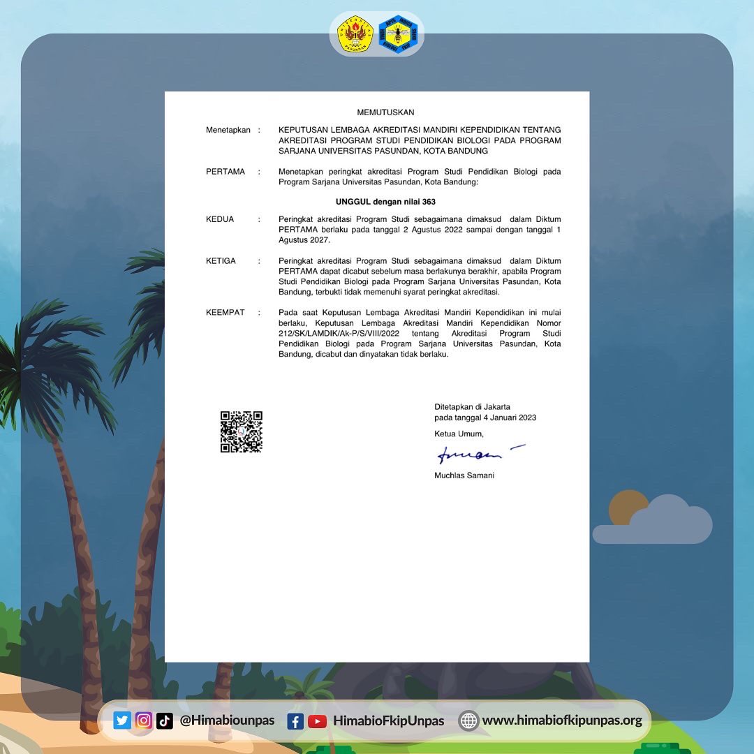 HIMABIO FKIP UNPAS tweet media