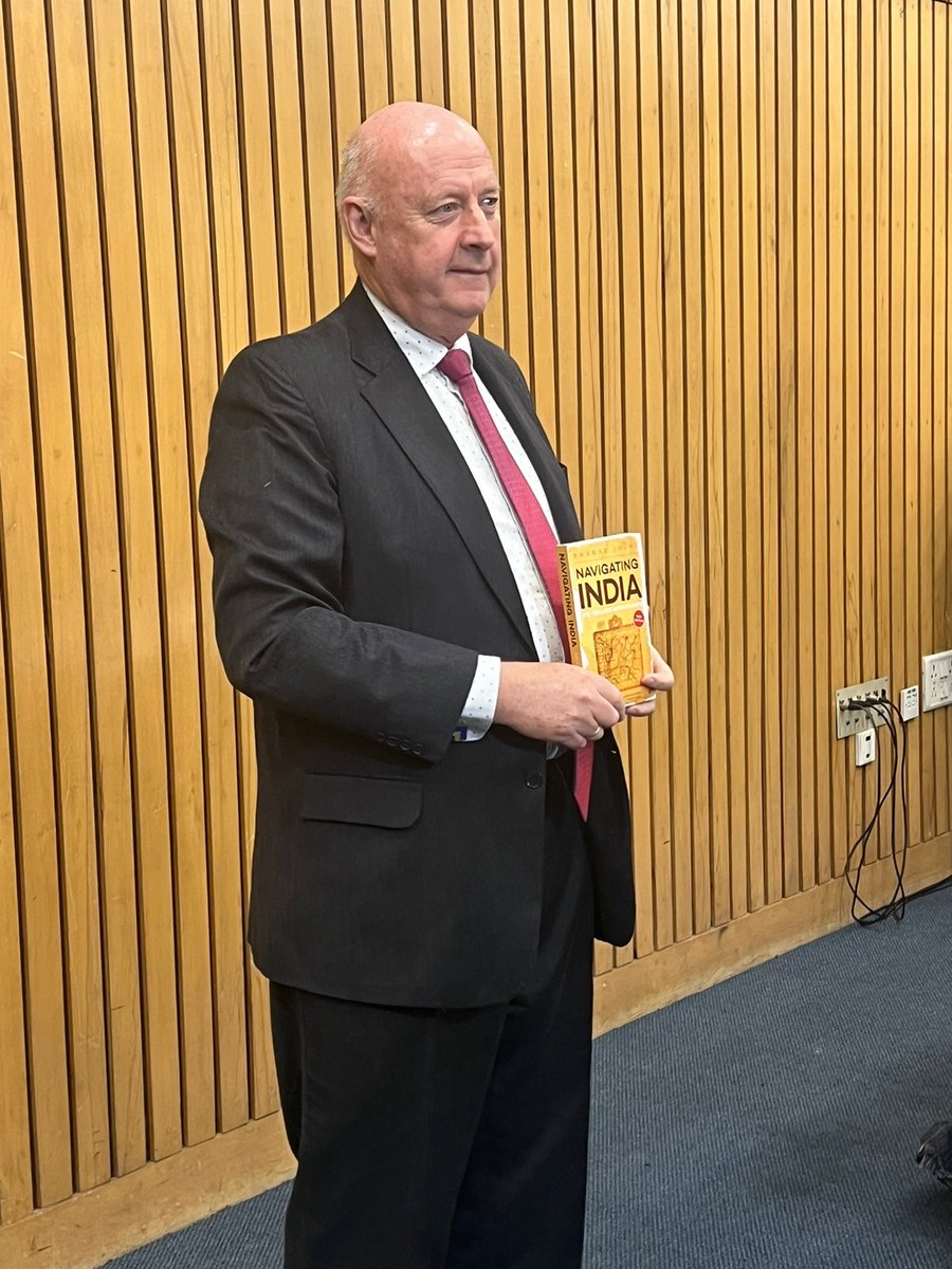 svane_freddy's tweet photo. Navigating India - excellent introduction by the brilliant businessman and entrepreneur @bharatjoshi_  India is our common future and the World’s growth engine @DenmarkinIndia @AusDHCIndia @lakshmiunwomen https://t.co/EBsH4BD3hG