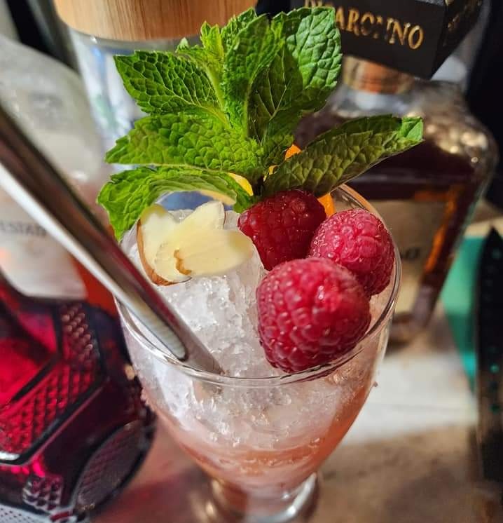 InkfaceFahz's tweet photo. Four favorite original cocktails I made this year. Remember, I take requests for series/characters you'd like me to design a drink around for ko-fi donations! 

Financier Cake Cobbler
Final Frontier Medicine Julep
The Sheen of Antiquity
Memento Mori https://t.co/ky8psOdc4e