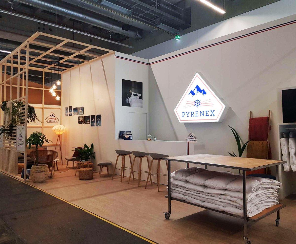 En direct du salon <a href="/heimtextil/">Heimtextil</a> de Frankfurt : une plongée au cœur de notre savoir-faire pour la maison. Du 10 au 13 janvier, retrouvez nos produits de literie 100% Made in Saint-Sever.

#heimtextile #pyrenex #madeinFrance