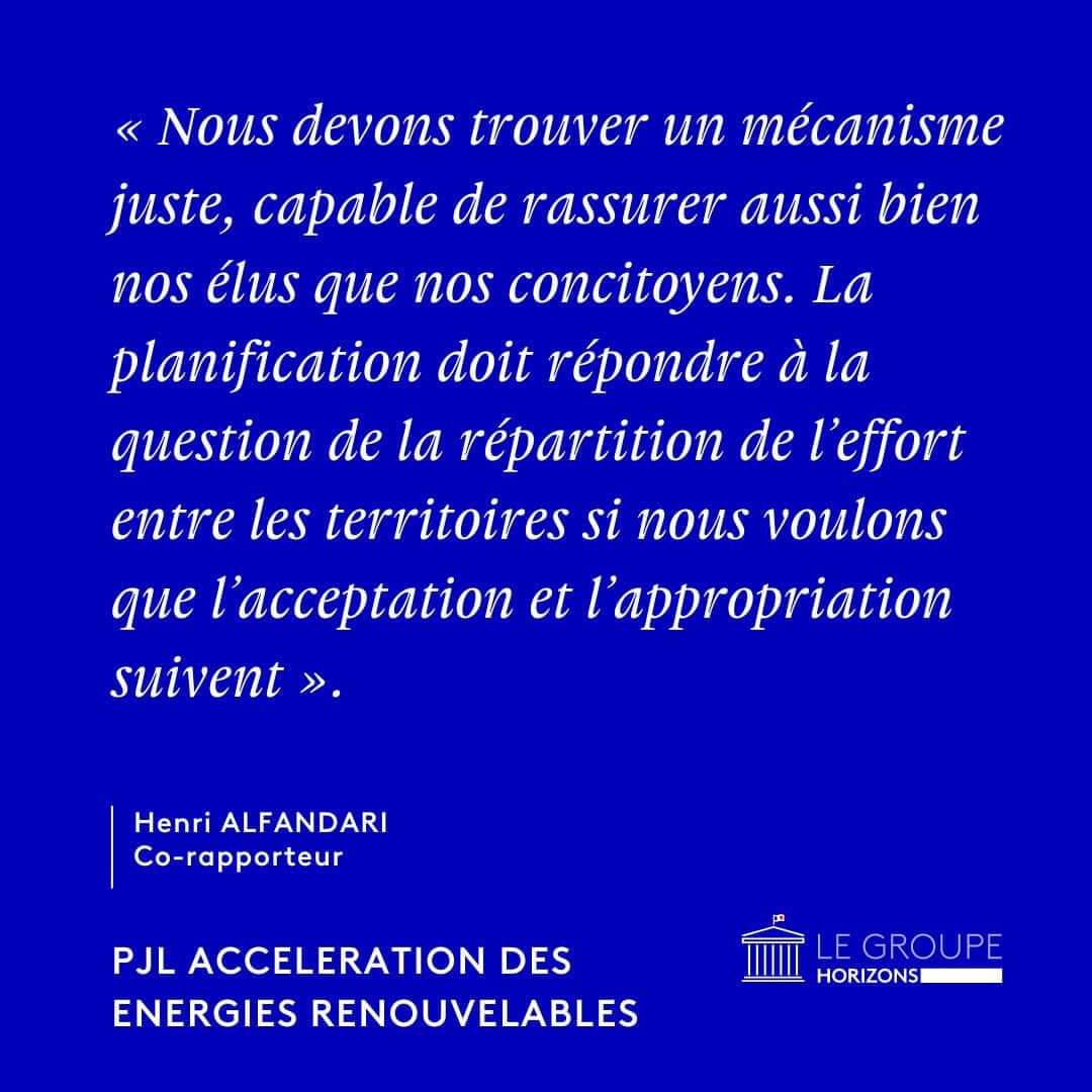 🔵 Le PJL accélération des énergies renouvelables a été adopté hier. Le groupe Horizons &amp; apparentés a voté pour ce texte important dont <a href="/Henri_Alfandari/">Henri Alfandari</a> était co-rapporteur.
#pjlenr #horizonsleparti #assembleenationale