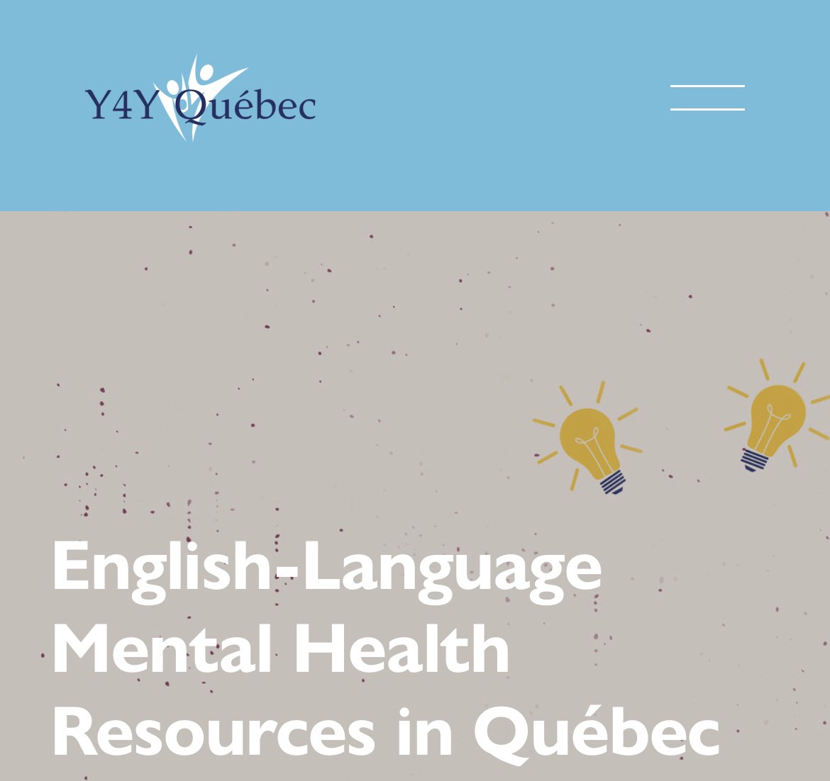 1/2 Merci à @Y4YQuebec d’avoir compilé une liste de ressources en #santémentale en anglais à l’échelle de la province. Il est important que, où que nous soyons au Québec, nous ayons tous/toutes accès à des services de santé mentale en anglais.
#PolQc 

y4yquebec.org/english-langua…