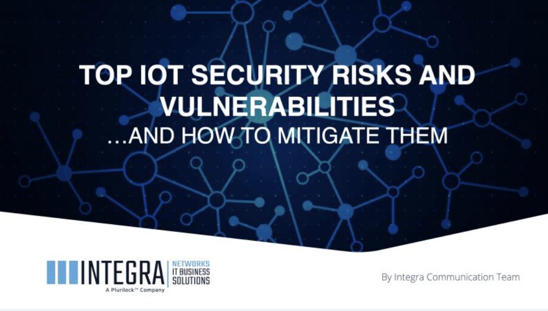 IntegraCanada's tweet photo. IoT is now pervasive and often represents a security weak link in enterprises. It’s far past time for organizations to account for IoT as part of their core endpoint security and edge security strategies.

Learn more: https://t.co/Hn3g4lHTvL

#cybersecurity #hacking #security https://t.co/KR2xbOABHX