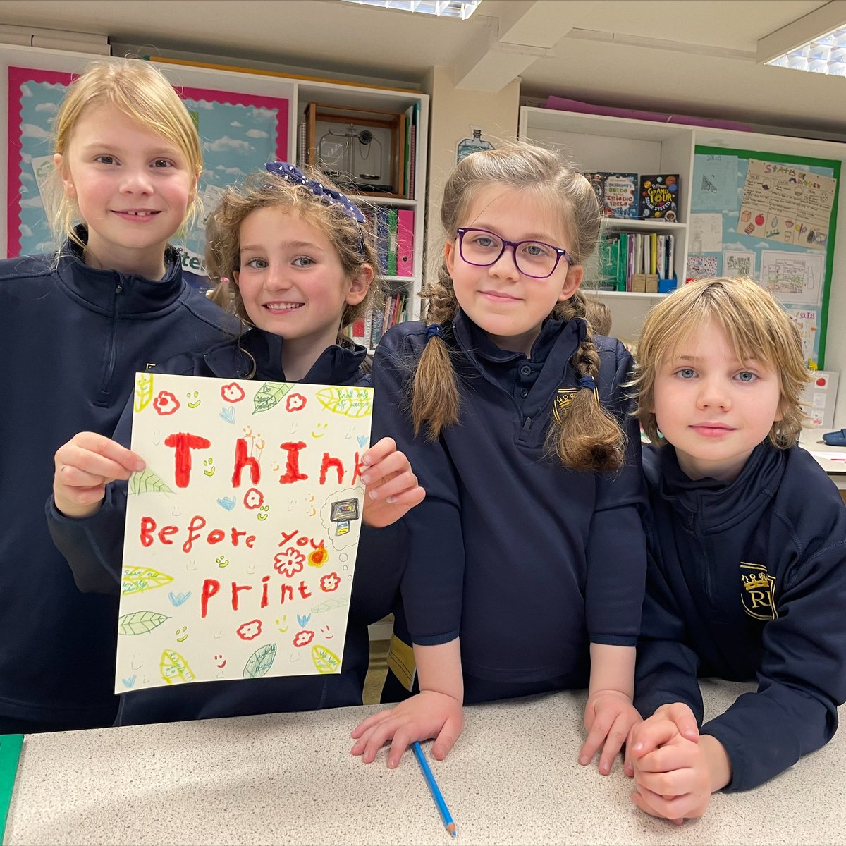 Today is a no printing day at Rupert House 
#thinkbeforeyouprint #oneweekchallenge #oneweek