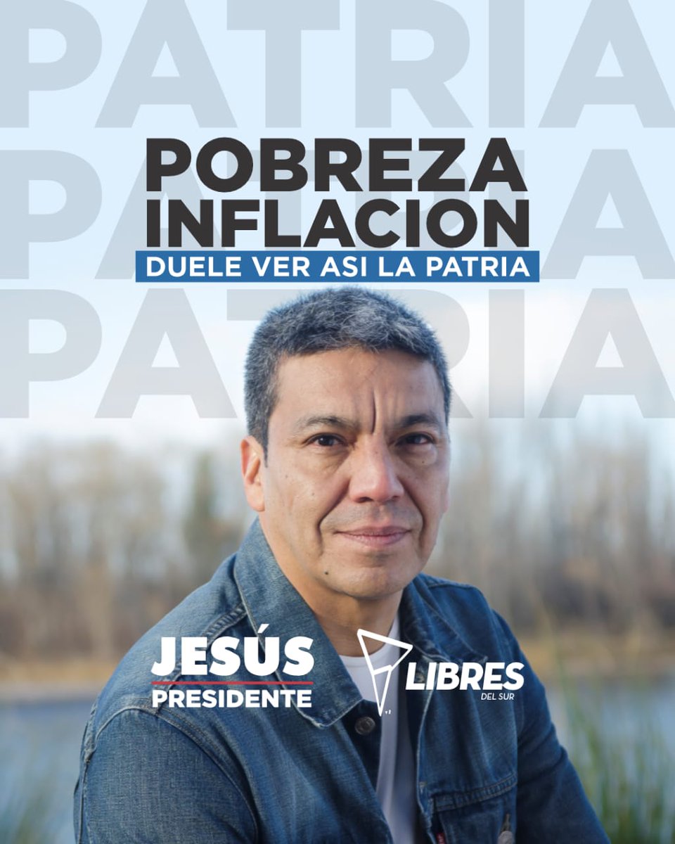 LibresPilar's tweet photo. Hay un nuevo rumbo para la Argentina y es de la mano de Jesús 🇦🇷  ¡Los otros ya fracasaron! Hay que elegir nuevas propuestas populares para el progreso de las mayorías.
 
Seguí leyendo en el link:https://t.co/OjSTBTyK21…
#JESUSPresidente #Jesus2023 #JesusConVos #Argentina https://t.co/jOar6uCHAZ