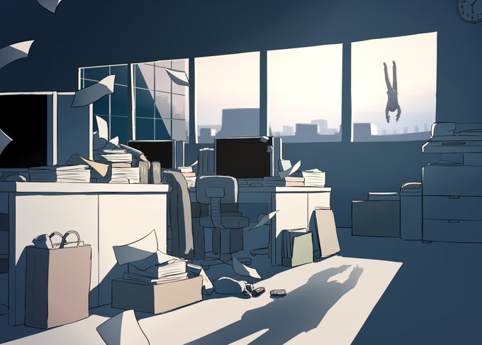 「indoors office」 illustration images(Latest)