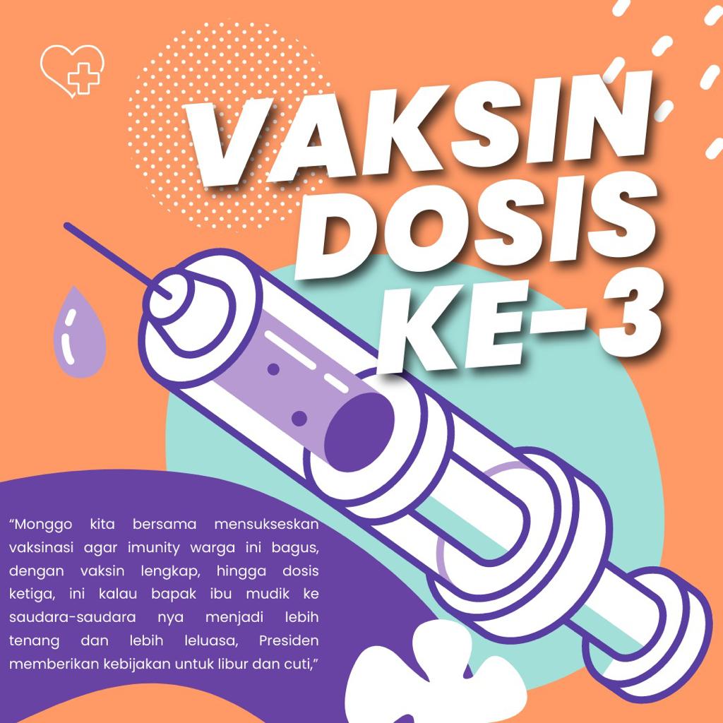 Vaksin booster penying untuk menangkal penyebaran varian baru Covid-19.
#LawanCovid19
#tangkalCorona
#vaksinBooster
#HidupSehat
#JagaImun