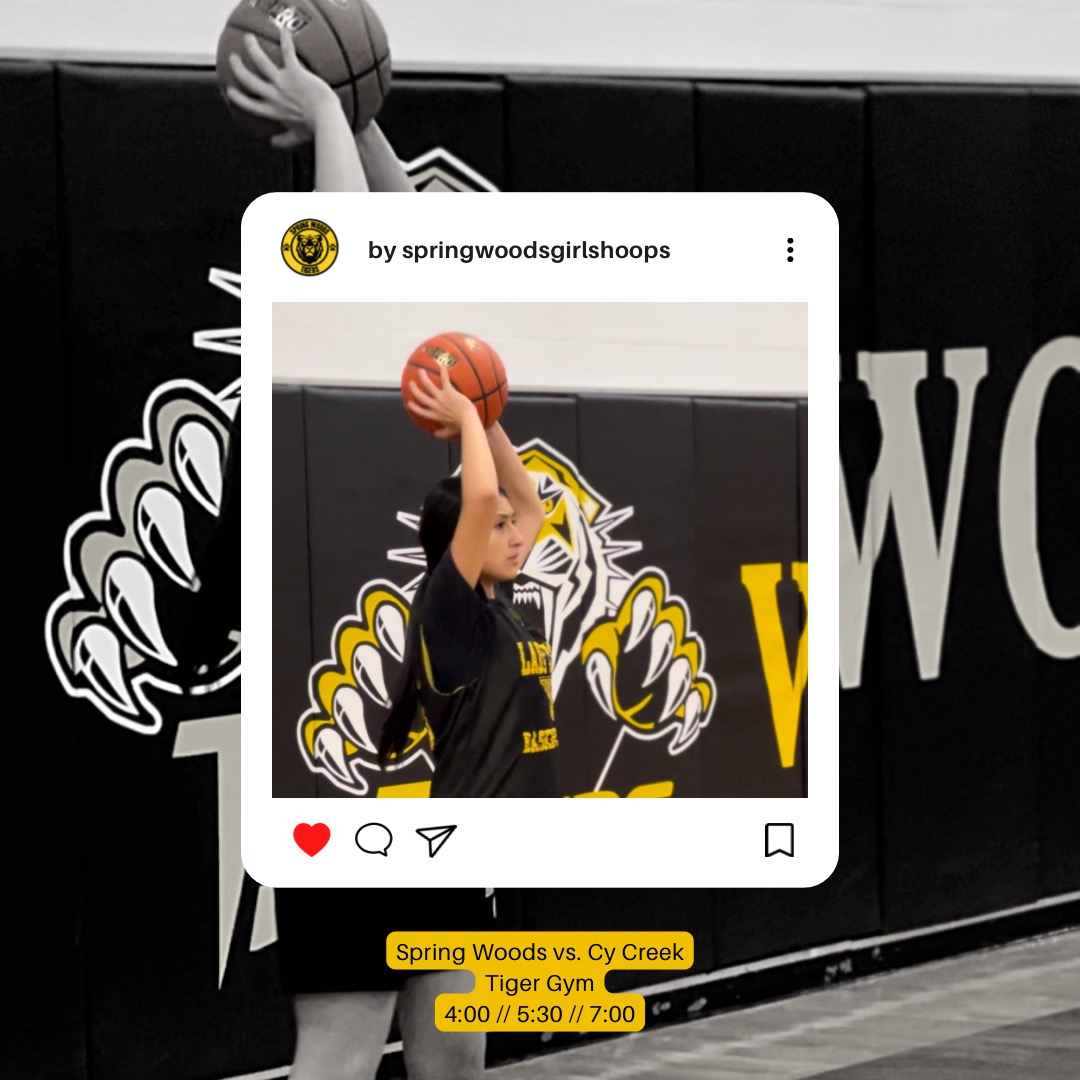 WHAT DAY IS IT??? GAME DAY!! PULL UP IN THE TIGER GYM TODAY AT 4/530/7PM AGAINST CY-CY-CREEK! LET'S GOOO!! <a href="/SpringWoodsHigh/">Spring Woods High</a> <a href="/CoachAMitchell5/">Coach Mitchell</a> @coach_hejl #nothingtolose #defytheodds #family #believe 🏀💪🏾🙏🏾🖤💛😁