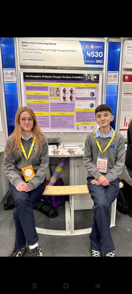 balcsie's tweet photo. The months of hard work are over. Our 4th Year students involved in @BTYSTE are now ready to go.
  #btys #Stand4530 #Stand4528 #STEM #biologyclass https://t.co/bH2GQ0UDCD