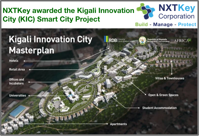 nxtkeycorp's tweet photo. The Global Programs Team at NXTKey is super excited with our Kigali Innovation City Smart City Project Award. More details on our website https://t.co/zC4STNPl9S https://t.co/nu7jPsydw1