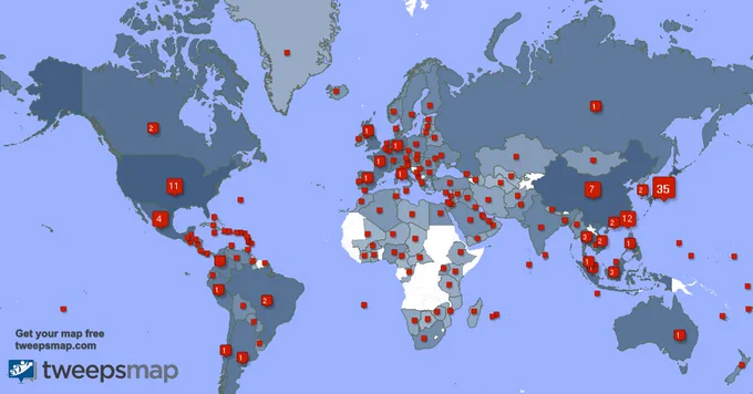 I have 220 new followers from Türkiye , and more last week. See  