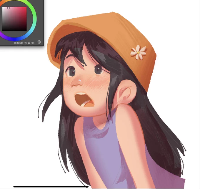 I scrapped the whole lineart and decided to paint it instead lol  