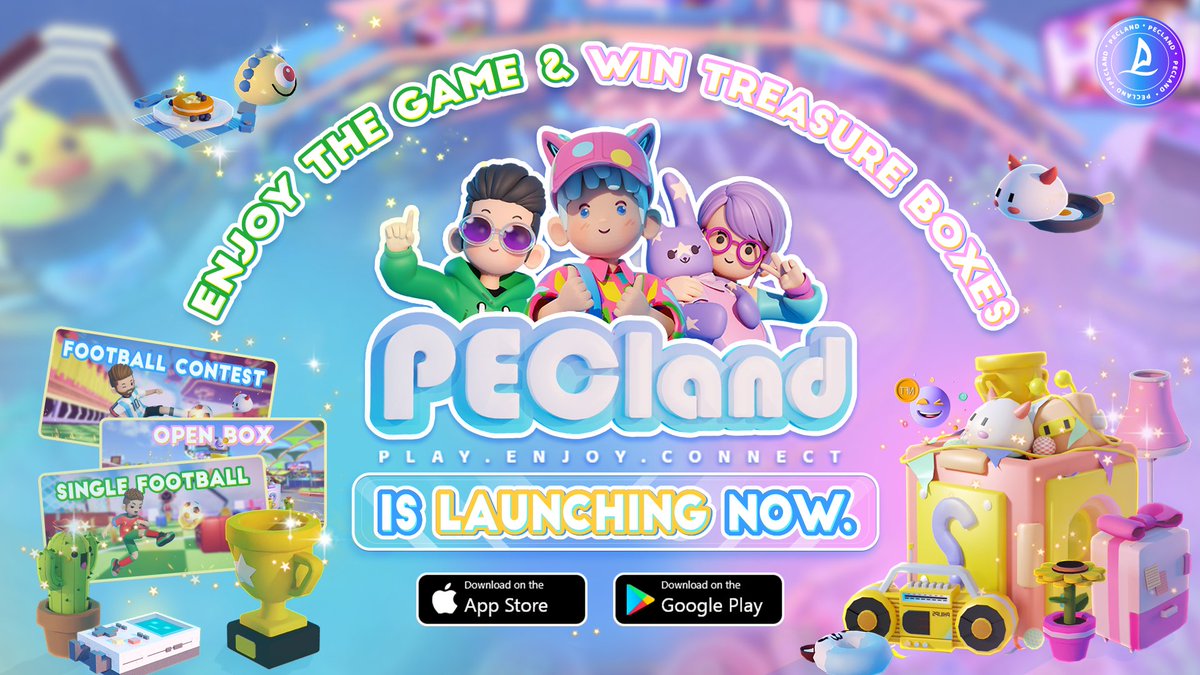 🥳 PECland's new version launches!🥳

🔥Welcome to the first season of PECland
— Grabbing Pandora’s Treasure boxes
PECland has prepared tons of rewards for players this season🎁
medium.com/@peclandoffici…

#Web3Games  #SocialFi