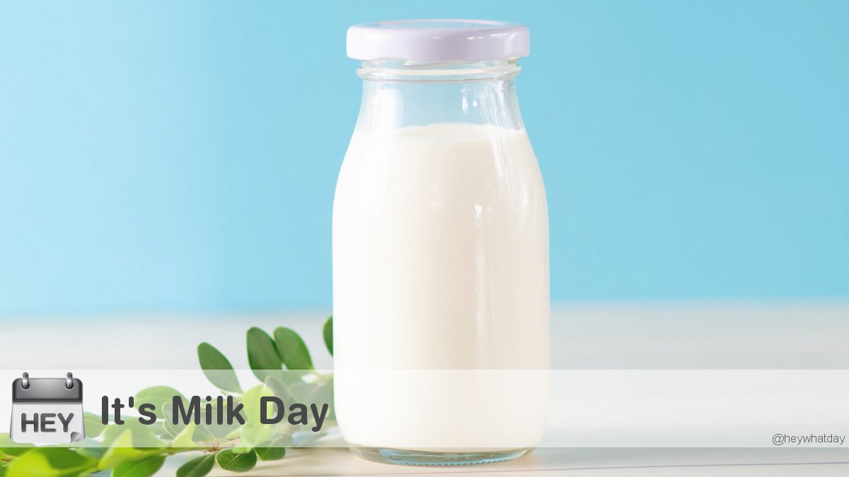 It's Milk Day! 
#NationalMilkDay #MilkDay #Milk
