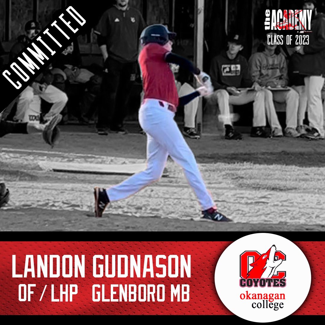 🚨Commitment Alert🚨 Congrats to current HRSTC player Landon Gudnason on signing with Okanagan College in BC!! #nextlevel #collegelife #commitment @BaseballMB