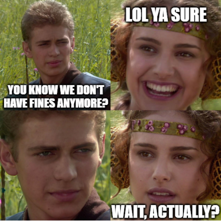 You read that right! DCL no longer issues fines for overdue items 😄 #nofines #fineswho #librariesoftwitter