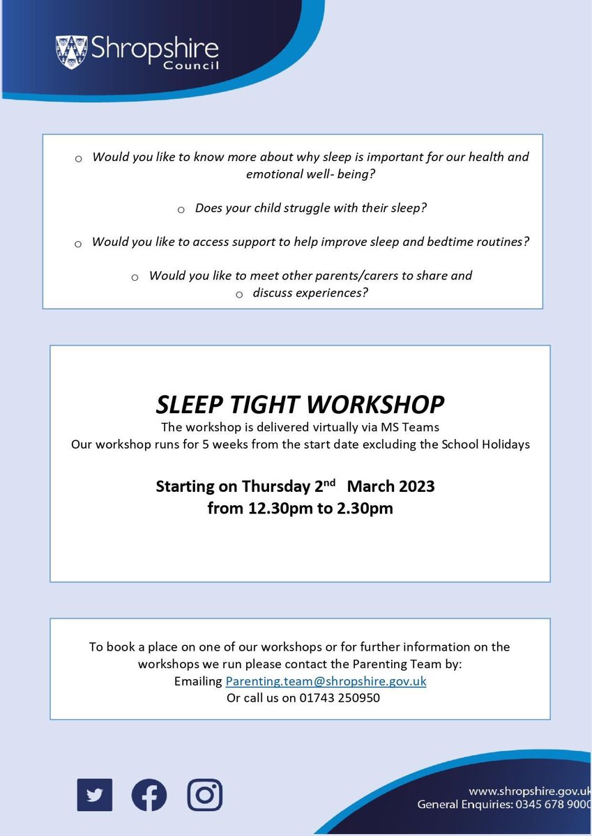 Do you need help with your child's sleep? This workshop might help!
<a href="/Office_WIA/">Office_WIA</a> <a href="/whitchurchCEFed/">The Whitchurch Church of England Federation</a>