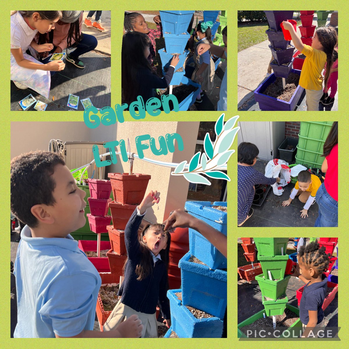 Tying in our LTI’s with our hydroponics garden! #realworldlearning #pizzagarden🍕#salsagarden🌶#vegetablesoupgarden🍜#keepthemcurious <a href="/BrowardElem/">Broward Elementary</a> <a href="/HCPSElemScience/">HCPSElemScience</a> <a href="/WeAreHAEST/">HAEST</a>