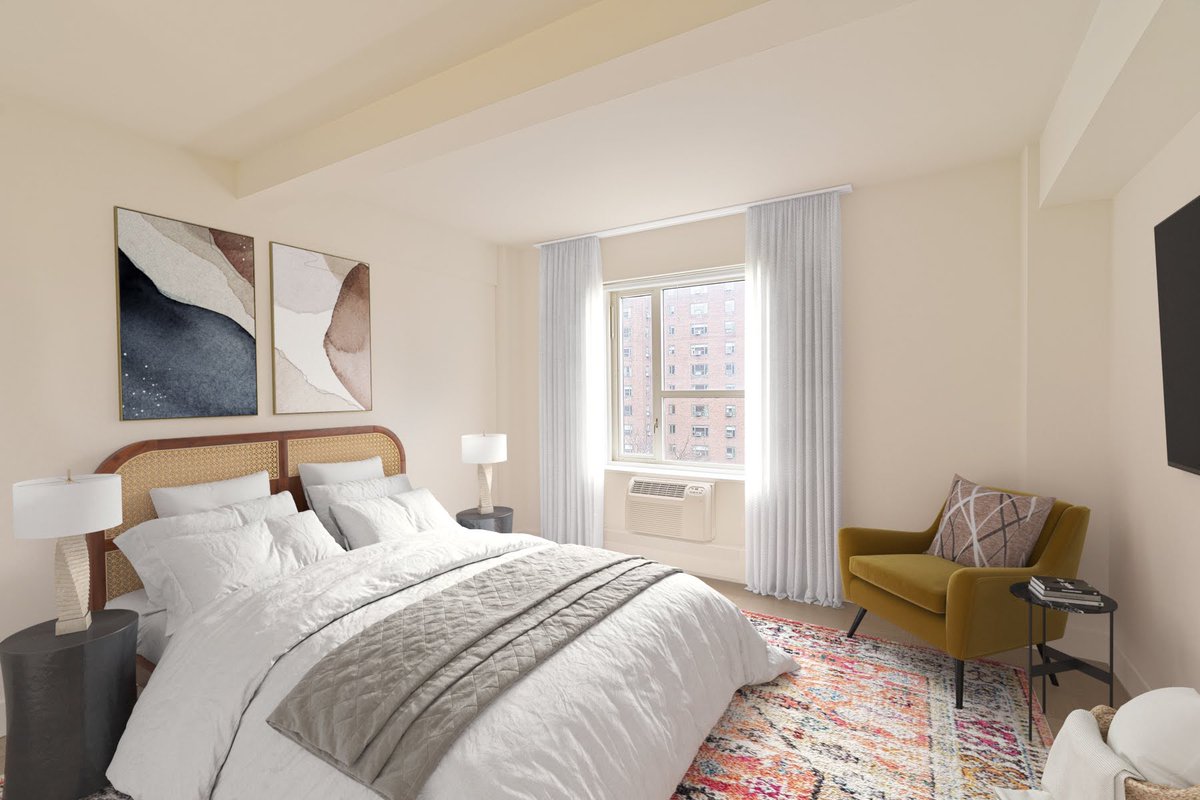 So much space, you may forget you're in NYC. Our flip 2 bedroom units are even bigger in person! Tour today; link in bio.