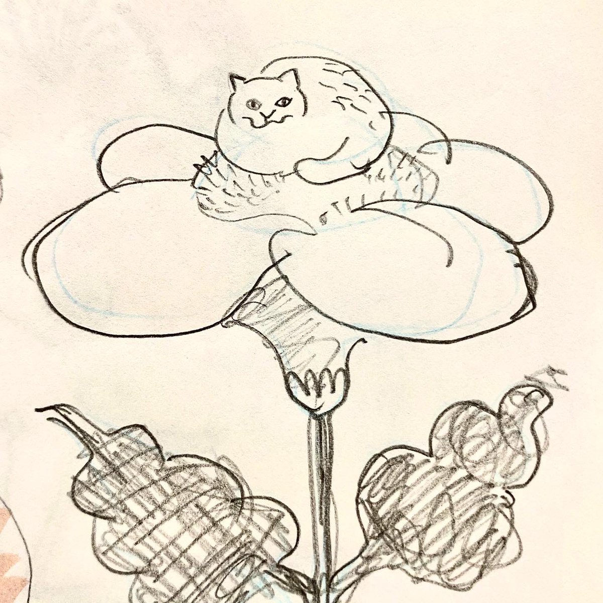 dawning_crow's tweet photo. Doodles on writing pad 2022 https://t.co/Abo8R9e2H2