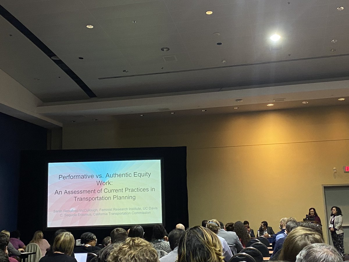<a href="/NASEMTRB/">TRB</a> Transportation Equity Session addressing how equity has been addressed in the past and present.
From examining the impact of racialized violence to efforts in contemporary transportation plans, really appreciate the great works by <a href="/AlexKarner/">Dr. K</a> <a href="/jmbarajas/">JMB Barajas</a> et al. 
#TRBAM
