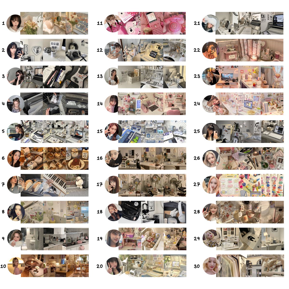 help rt, please? thank you. 💗

🎀 ready stock layout moodboard scenery unfiltered gg (aespa, itzy, ive, newjeans, somi, blackpink, (g)i-dle.) — 3k/each payment spay/dana only. 🧚‍♀️🪄

#zonauang #zonaba #zonajajan