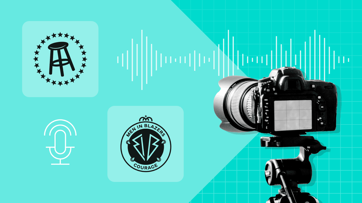 KSullie's tweet photo. This surprises me:  According to @markjburns88 &amp; @saleyley in @MorningConsult, 46% of podcast listeners said they prefer consuming them w/video, vs. 42% (like me) who would rather listen only. Good read on new pod trends: https://t.co/7tHWyphKeg https://t.co/5X26yCOYWv