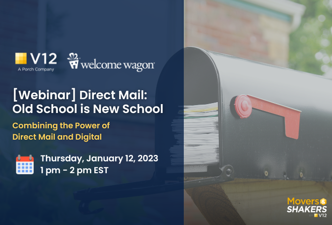 [Webinar] Direct Mail: Old School is New School
Join V12 and <a href="/Welcome_Wagon/">Welcome Wagon</a> on Thurs, Jan 12 at 1 PM EST for this informative discussion!
💻Register Now: bit.ly/3X737qN