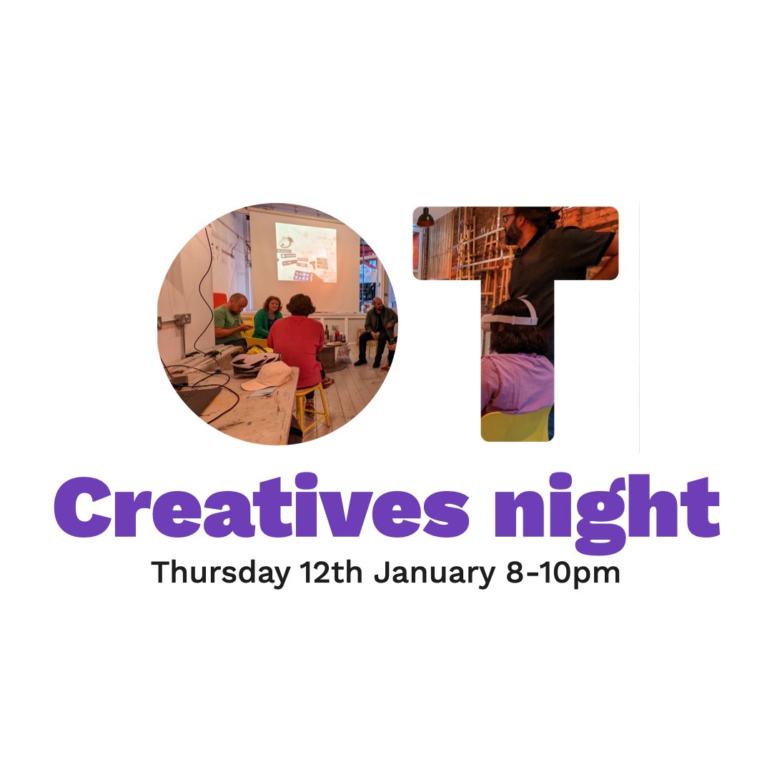 OTcreativespace's tweet photo. Looking forward to the first creatives night of 2023!! 

Join us this Thursday evening 8-10pm to catch up, connect and share with other creatives and maybe even have a little play with VR! 

All creatives welcome! BYOB 

#otcreatives #OTcreativesNiGHT #artists #makers #creatives https://t.co/pQ0un3tThL
