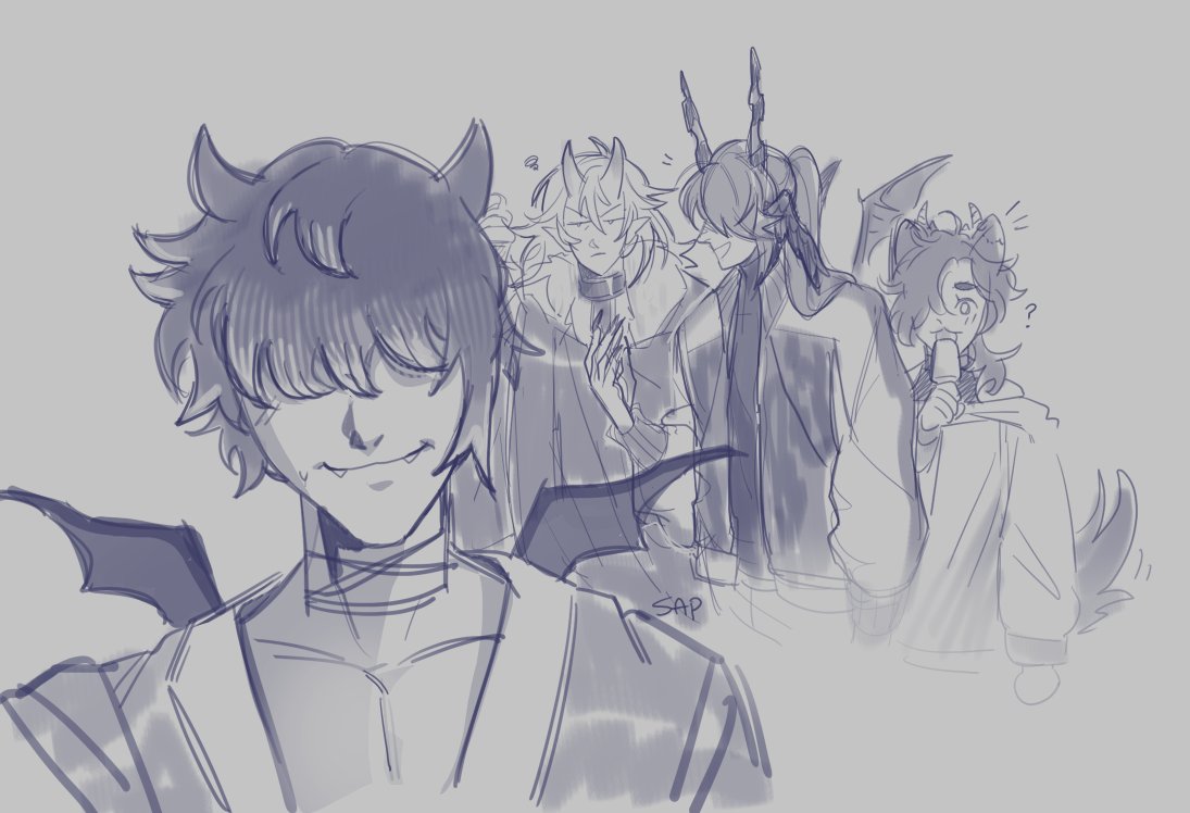 __sapere's tweet photo. i think of all the he/theys in the clan as a fraternity now
#kindredsona #kindraw https://t.co/uXzAn0wFpA