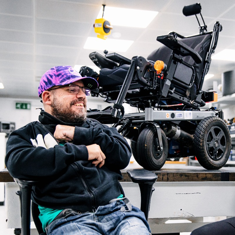 MercedesAMGF1's tweet photo. In 2021, our Applied Science division helped @challengeadam83 modify his powered wheelchair in preparation for travelling the length of the UK. 💪

Two years on, Adam is now ready to take on his epic journey this March!
