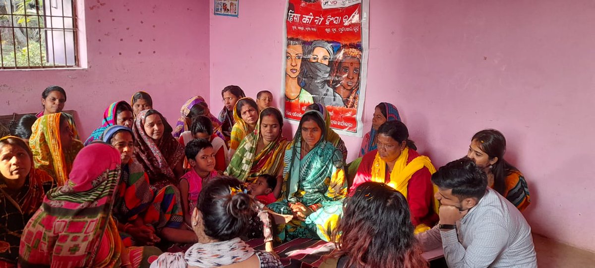 Meeting with Narishakthi women group on #genderbasedviolence #womensright Nischintakoili, Cuttack