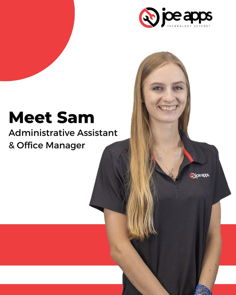 JoeAppsSupport's tweet photo. Meet Sam π
Samantha is our Administrative Assistant and Office Manager here at Joe Apps Technology Support. She has been a part of the team since 2020.
#JoeApps #JoeAppsTechSupport https://t.co/JEJ5jSFnjs