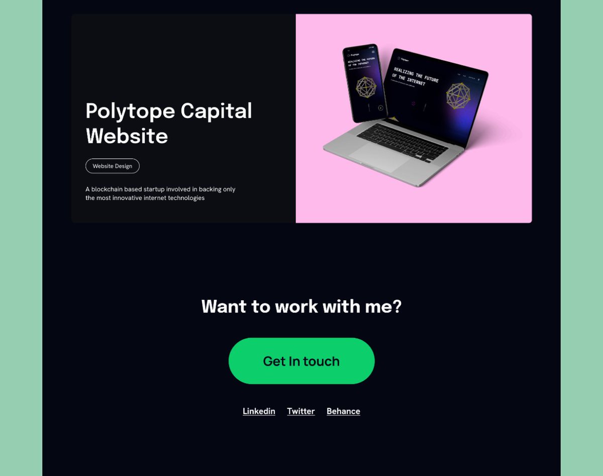 bentho_'s tweet photo. Portfolio design DONE!!  Actually had fun designing this🙂.

Next up is to build it on webflow

#uiuxdesign #PortfolioDay #figma https://t.co/FDoTtK5idu