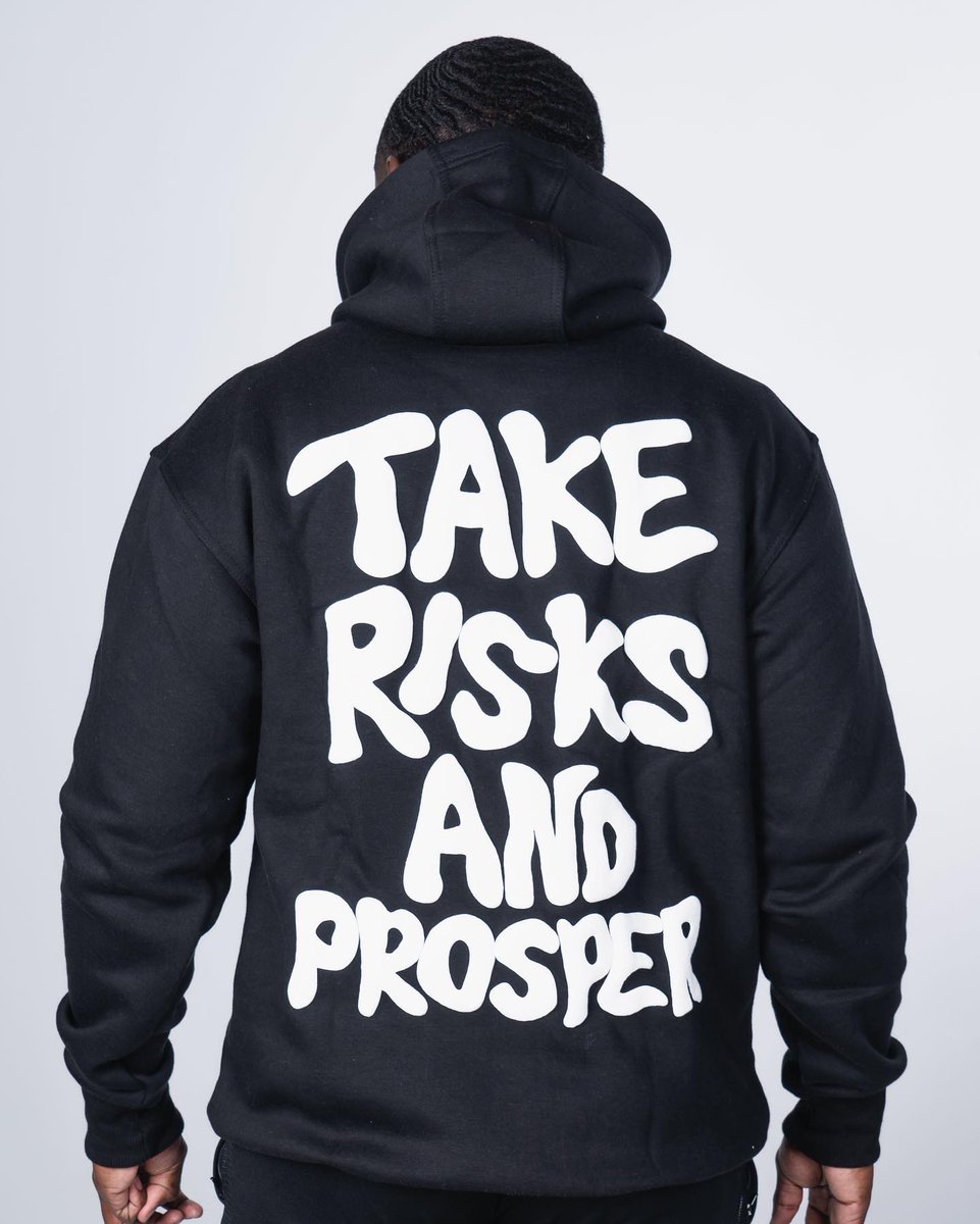TRAP Hoodies just dropped online and for local pickup ( creme / brown ) ( black / white ) appreciate y’all for the patience and the support .