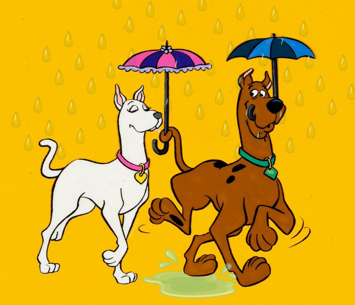WendyLovesJesus's tweet photo. #StepInAPuddleAndSplashYourFriendsDay 💦☔️🌂
#ScoobyDoo would NEVER splash #ScoobyDee -- he's a true gentledog! https://t.co/uKp9BotAAk