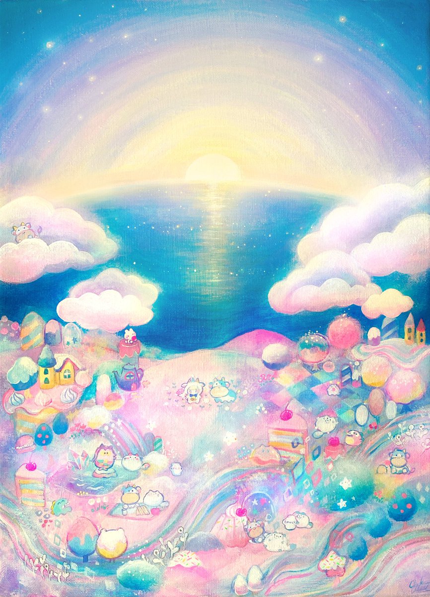 「Hello #PortfolioDay 」|ちくわミエル 𝘤𝘩𝘪𝘬𝘶𝘸𝘢𝘮𝘪𝘦𝘭のイラスト