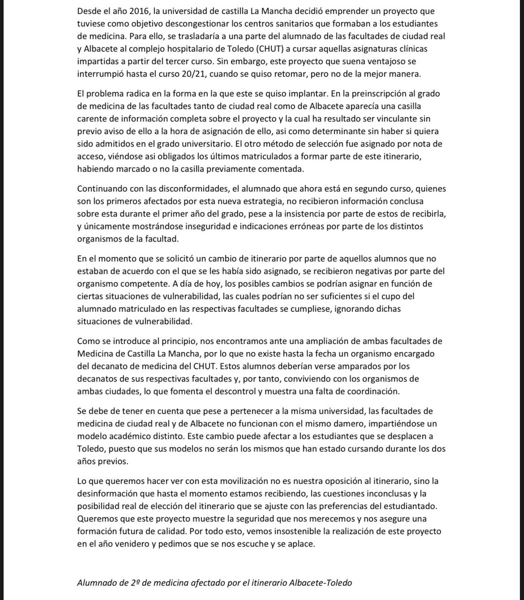 ¿Por qué nos estamos reivindicando?
Aquí abajo el porqué⬇️⬇️⬇️