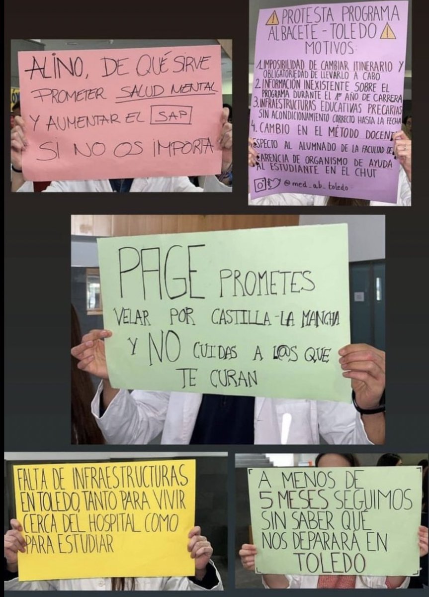 Las pancartas de la huelga de hoy⬇️⬇️⬇️