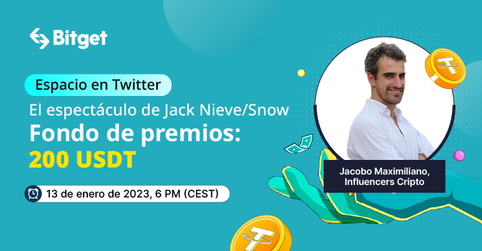 🤗 ¡Llega un fascinante Twitter Space en #Bitget Español! 

⏰ Agéndatelo: 13 de enero, 6 PM (CEST)
📍 x.com/i/spaces/1YqGo…

🏆 GANA 200 $USDT: bit.ly/3XaUZ8S
Más info: bitget.com/es/support/art…

👇¡Déjanos tus preguntas en los comentarios!👇
