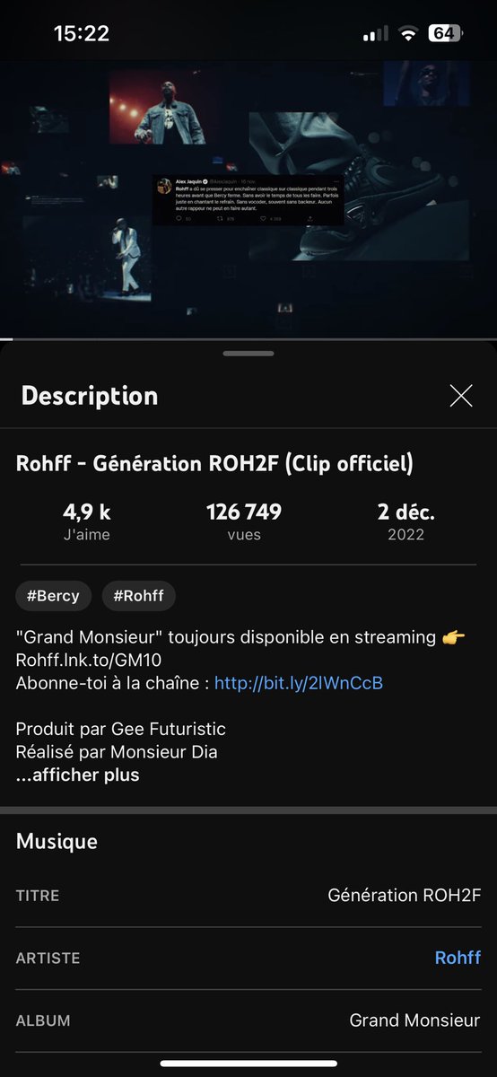 damoon987's tweet photo. @rohff 1 mois 120k #Rolala 😂🤣🤣 https://t.co/qPCLWYIU1Z